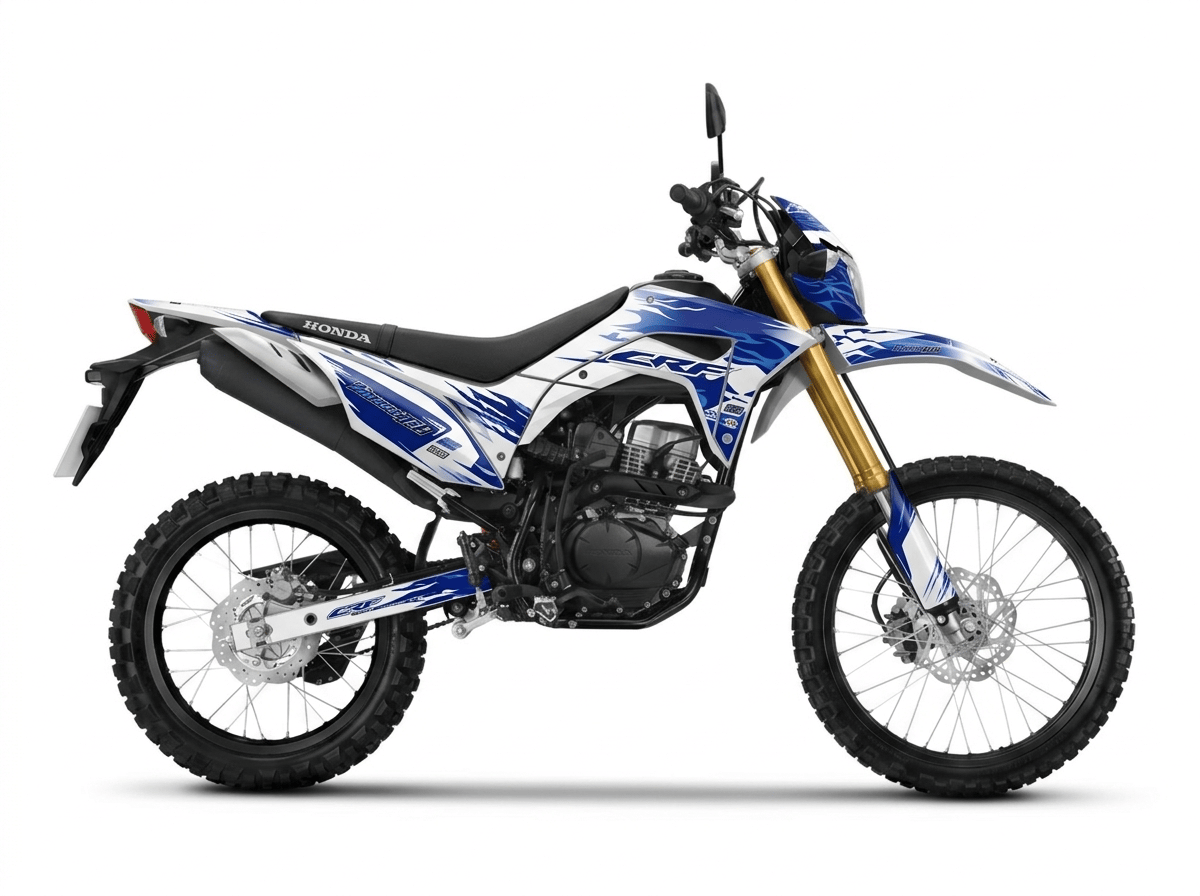 Honda CRF150L – Mans Blue White